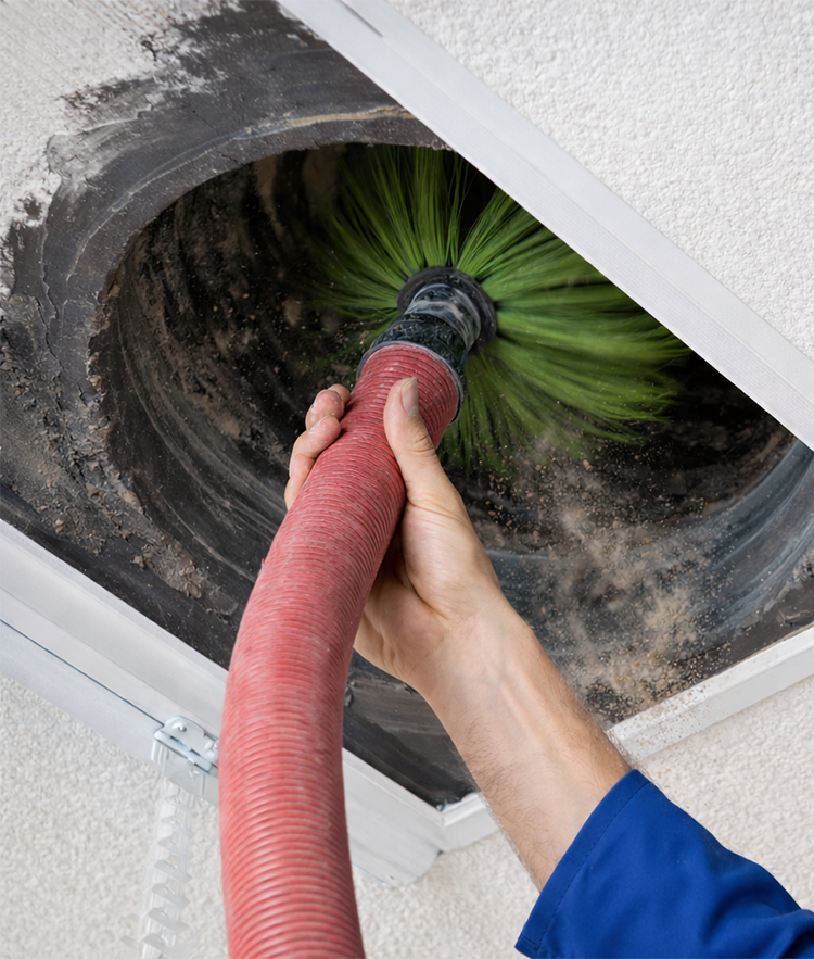 vacuum mechanisms and brush
                            attachments